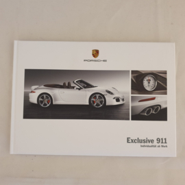 Porsche 911 991 Exclusive Brochure Couverture rigide 2013 - DE WSL91301000310