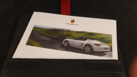Porsche Boxster Spyder hardcover brochure in VIP folder - 2009