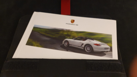 Porsche Boxster Spyder hardcover brochure en couverture VIP - 2009