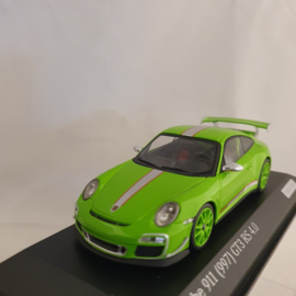Porsche 911 997 GT3 RS 4.0 2011 jaune-vert 1/43 Minichamps CA04316054