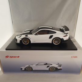 Porsche 911 991 GT2 RS Weissach Pack 2018 blanc 1:12 - Spark 12S022