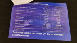 Porsche 911 997 Carrera 2008 - Presseinformationsset