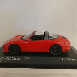 Porsche 911 991 Targa 4 GTS 2016 Guards Red 1/43 Minichamps 410067340