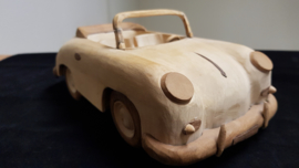 Porsche 356 Cabrio - Modell aus Holz