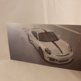 Porsche 911 Autocollant Carte 3D 911 / 50 ans Porsche Martini Racing
