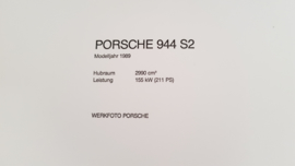 Porsche 944 modeljaar 1989 - Werkfoto Porsche