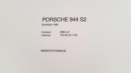 Porsche 944 model year 1989 - Work photo Porsche