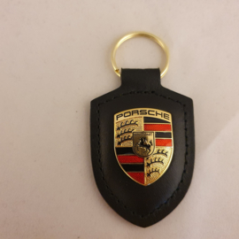 Porsche Schlüsselanhänger mit Porsche Emblem - Schwarz WAP0500900E