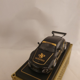 Porsche 911 997 ancien et nouveau JPS en conteneur 1/64 Tarmac - T64-TL053-BKG