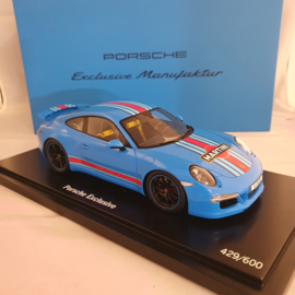 Porsche 991 Carrera S 2013 Riviera blue Martini Racing Design - WAX02100001