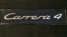 Porsche showroom License plate - Carrera 4