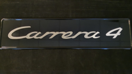 Porsche showroom Plaque d’immatriculation - Carrera 4