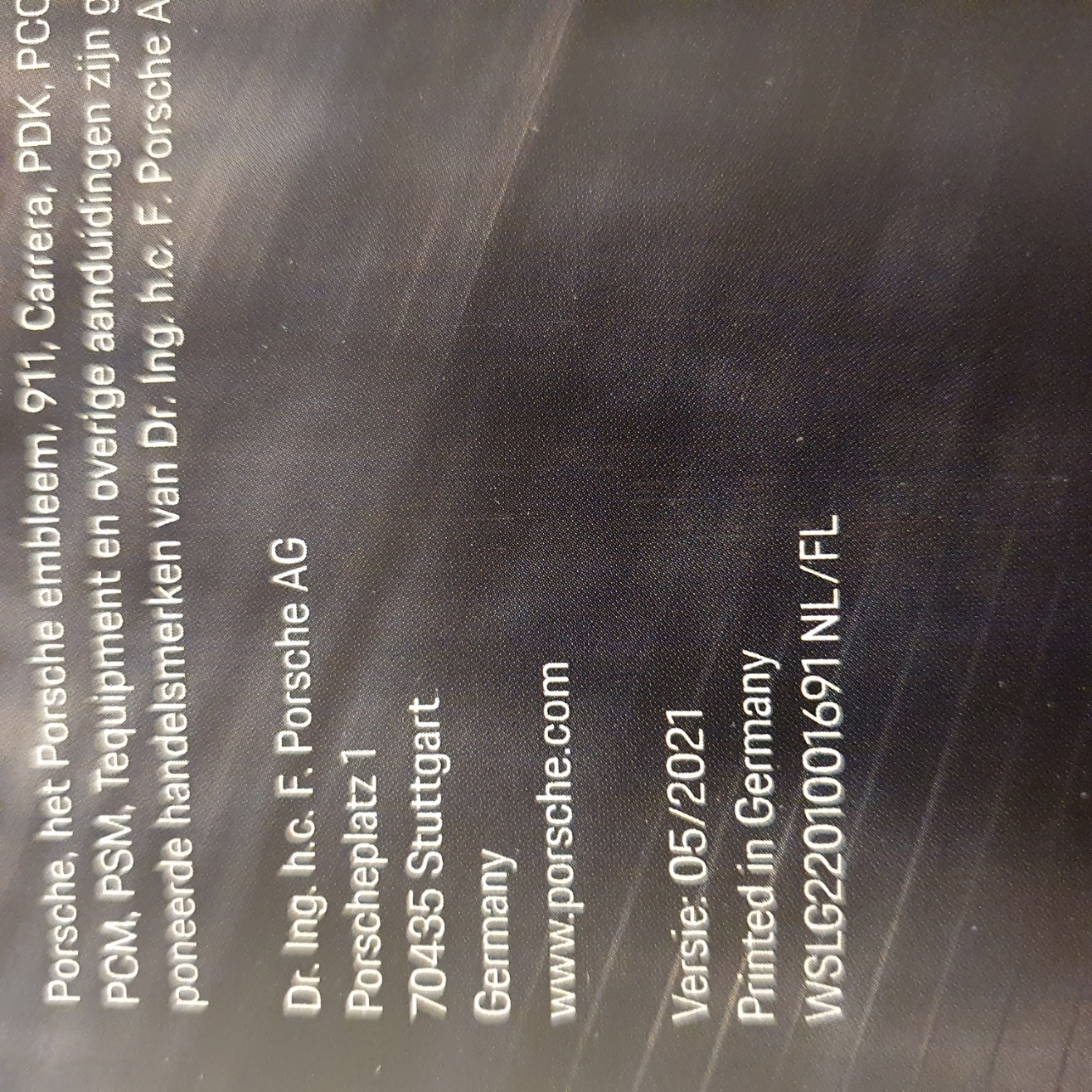 Porsche 911 992 GT3 Brochure 2022- NL