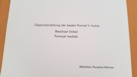 Porsche Formule V auto's - Werkfoto Porsche