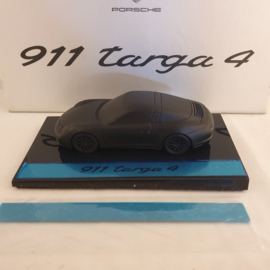 Porsche 911 991 Targa 4 - Presse Papier op sokkel