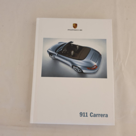 Porsche 911 997 Carrera hardcover broschüre 2005 - DE WVK22041006