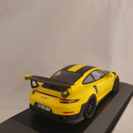 Porsche 911 991 GT2 RS Weissach 2018 Racing Yellow Black 1/43 Minichamps 413067228