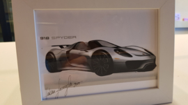 Porsche 918 Spyder Designskizze - Hakan Saracoglu  2012