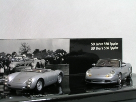 日本代理店正規品 ポルシェ特注 1/43 550 Spyder \u0026 Boxster S