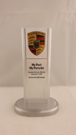 Porsche desktop pylon with logo - Employee Business Meeting