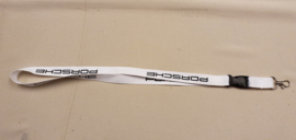 Porsche lanyard - white