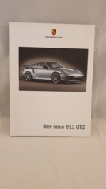 Porsche 911 996 GT2 hardcover brochure 2003 - DE WVK21091004