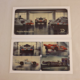 Porsche Motorsport magnet set - 70 years Porsche 1948-2018