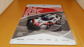 Porsche 919 Hybrid #2 wall shield - Le Mans victory number 19