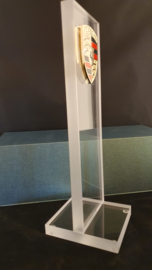 Porsche desktop glass pylon with logo - Porsche dealer edition