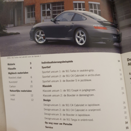 Brochure exclusive Porsche 911, 996 et Boxster 986 2001 - NL WVK60009102