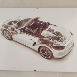 Porsche 718 Boxster Spyder - Foto im Rahmen