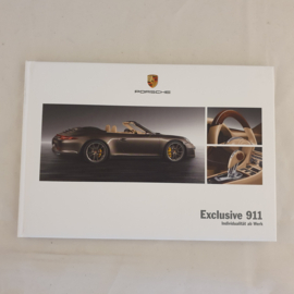 Porsche 911 991 Exclusive Hardcover Broschüre 2013 - DE WSL91301000910