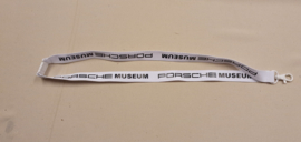 Porsche Museum lanyard - white