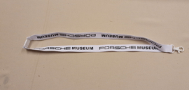 Porsche Museum Schlüsselband - Weiß
