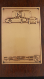 Porsche trofee plaquette - 26cm x 19cm