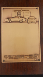 Porsche plaque du trophée - 26cm x 19cm