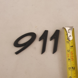 Porsche embleem 911 3cm hoog