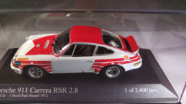 Porsche 911 Carrera RSR 2.8 Test car 1972 - Minichamps