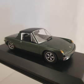 Porsche 914/6 2.0 1970 Vert métallisé 1/43 Minichamps 400065060