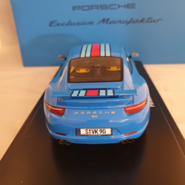 Porsche 991 Carrera S 2013 Riviera blue Martini Racing Design - WAX02100001