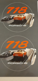 Porsche 718 Boxster Feuille d’autocollant - The Legend is back