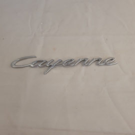 Emblème Porsche Cayenne chrome 18 cm