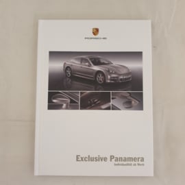 Porsche Exclusive Panamera Hardcover Broschüre 2009 - DE WSL91001000610