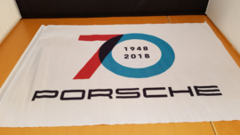 Porsche 70 Years Anniversary fan vlag