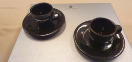 Porsche Espresso set - Carbon motief