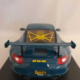 Porsche 911 997 RWB Bodykit Syunkashuto 2023 Vert Foncé 1/18 GT Spirit GT896