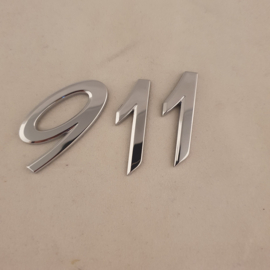 Porsche embleem 911 3,50cm hoog