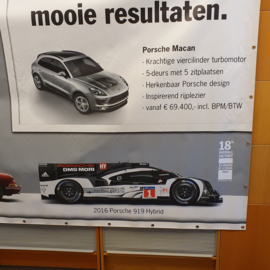 Porsche Händler Mega Vinyl Banner - 280 x 180 cm