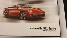 Porsche 911 997 Turbo motorblok Sculpture met VTG en Brochure