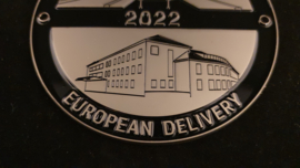 Plakette - Porsche European Delivery 2022